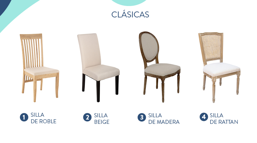 estilo de sillas clásico