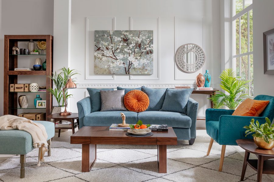 Medidas ideales para colocar muebles y decoración en casa: los sofas y futones