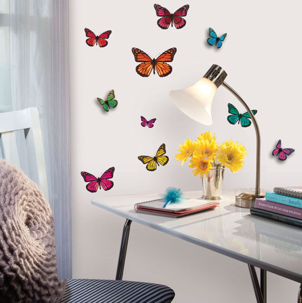 favoritos homy ideas 3d para muros sticker muro mariposas