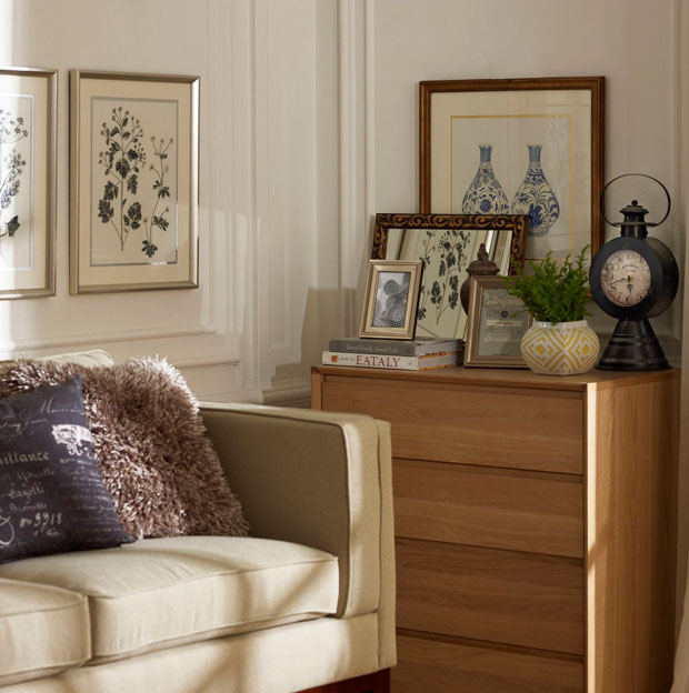 5 muebles homy perfectos espacios pequenos comoda strider 4 cajones oak