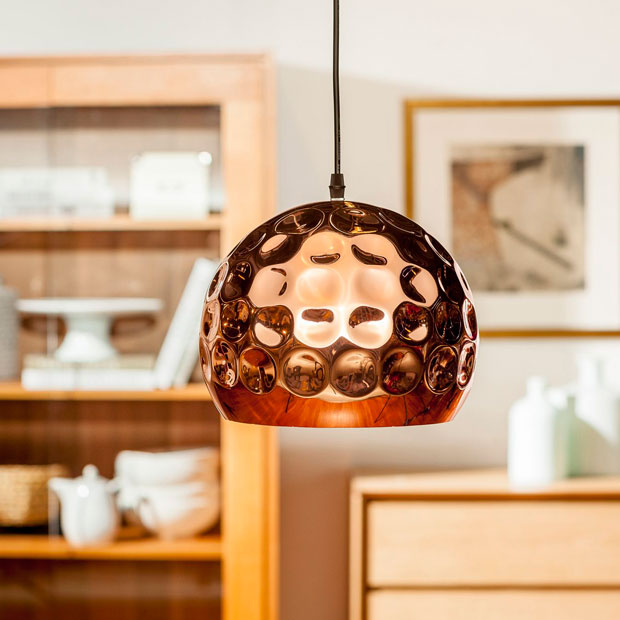 detalles cobre para cada espacio de la casa lampara colgar bola cobre
