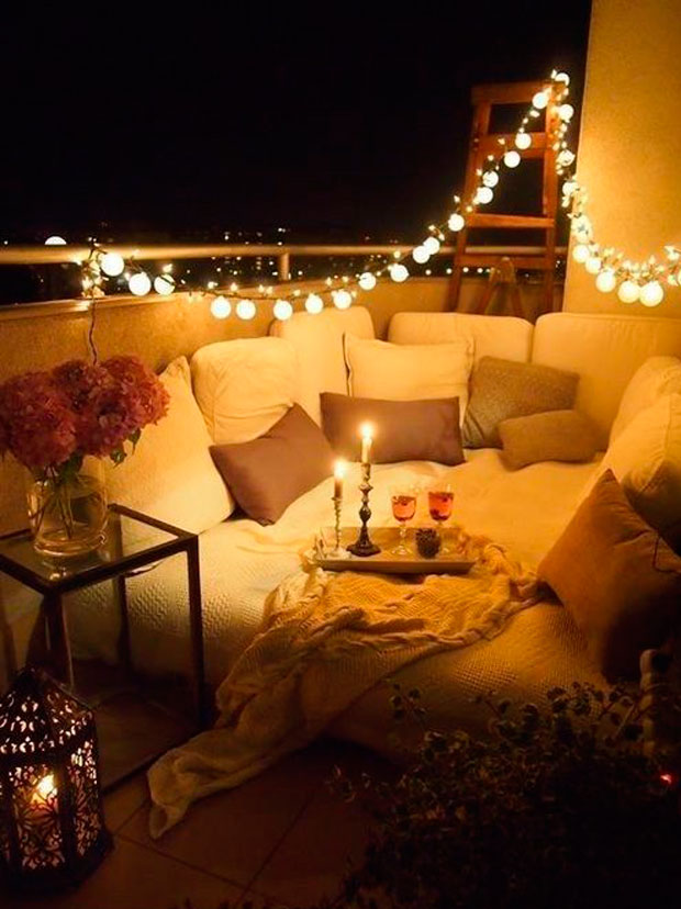 10 ideas para decorar usando guirnaldas luces terraza