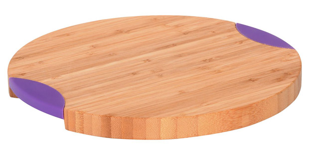 favoritos homy picnic tabla picar bambu silicona purpura
