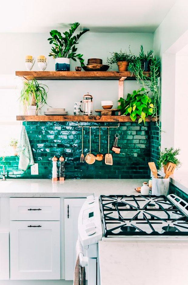 ponle color decora con verde cocina