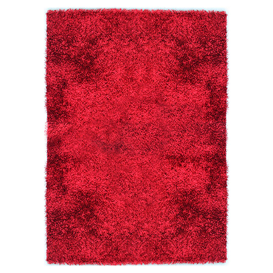 alfombras orientales alfombra shaggy rojo